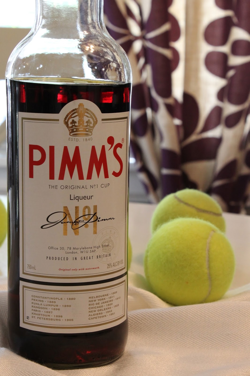 Chi Town Cook Friday Cocktail Pimm's Cup for Wimbledon