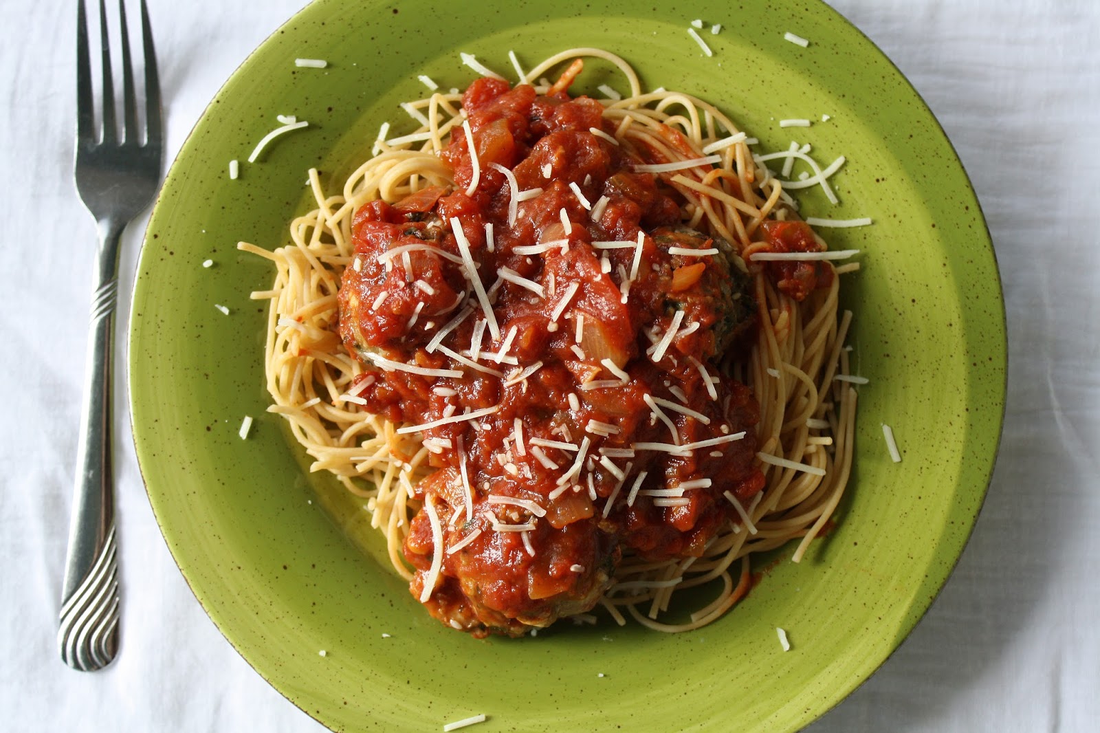 This and That Pesto Turkey Meatballs with Marinara Magnifica