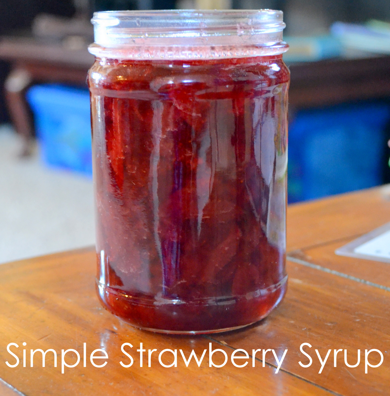 ThriceTheSpice Simple Strawberry Syrup