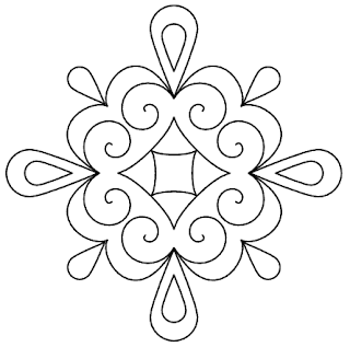 imaginesque free hand embroidery decorative motif pattern leaf graph paper