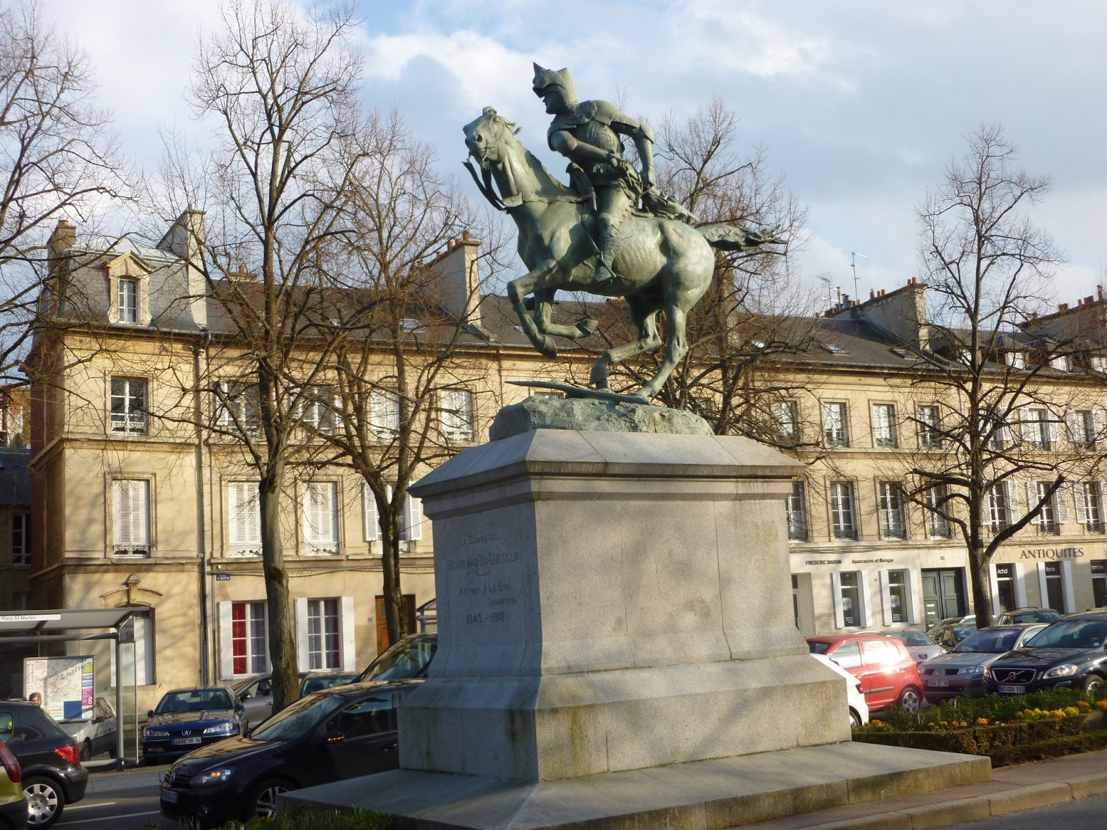 Photoops Equestrian Statue Bertrand du Guesclin Caen, France
