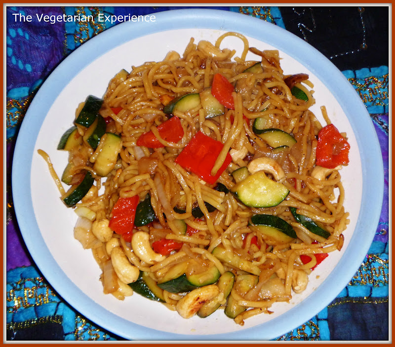 The Vegetarian Experience Mixed Vegetable Noodles