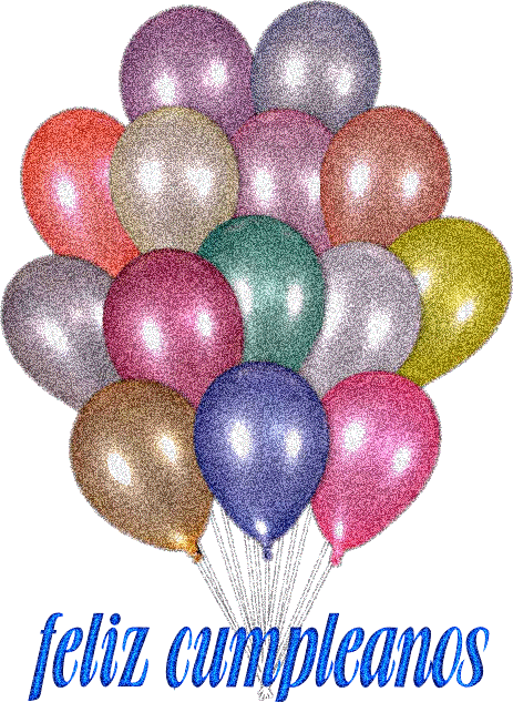 Resultado de imagen para imagenes de globos de cumpleaños con movimiento