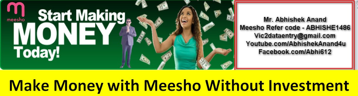 Income From Meesho Without Investment