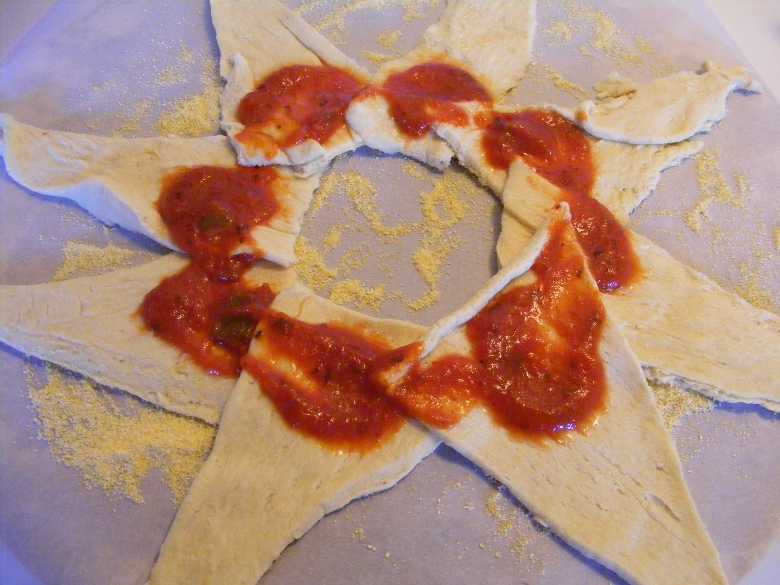 Bacon Time With The Hungry Hypo Pepperoni Pizza Holiday Crescent Wreath