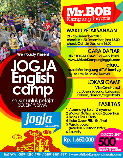Jogja English Camp Khusus Pelajar Desember 2015 Mery