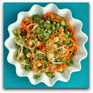 Gluten-Free Sweet and Sour Thai Cucumber Spiral Pasta Salad