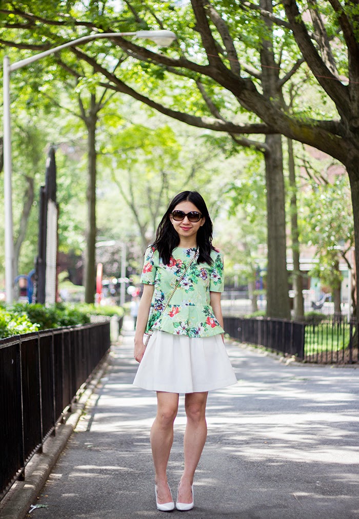 Floral Peplum Elle Blogs