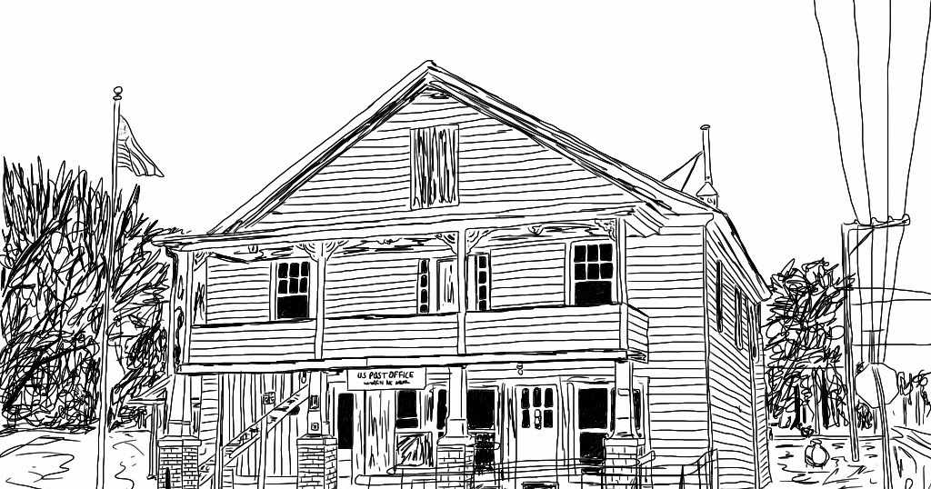 Sketch Book Winfall, NC Post Office