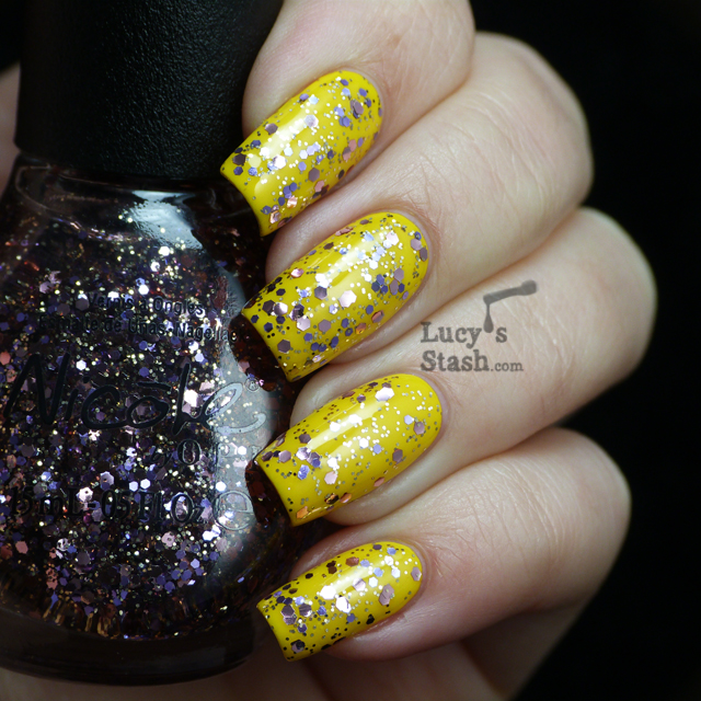 Lucy's Stash - Nicole By OPI Inner Sparkle over Hit The Lights Lucy's Stash - Nicole By OPI Inner Sparkle over Hit The Lights