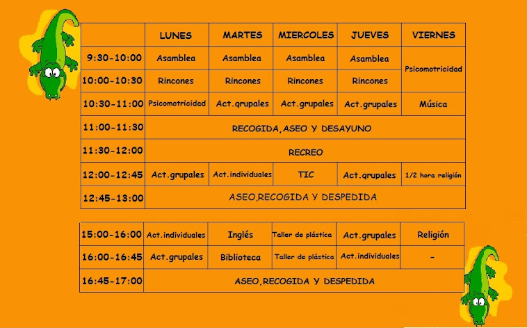 Horario de clase