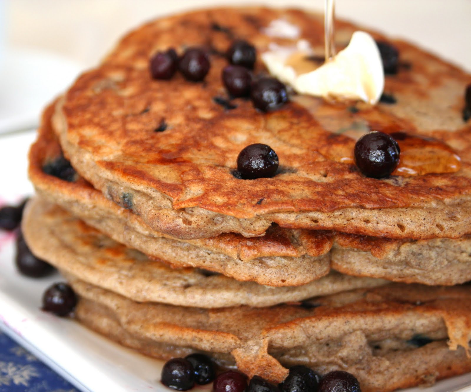 Blueberry Buckwheat Pancakes (Healthy Breakfast for Kids) All Day I