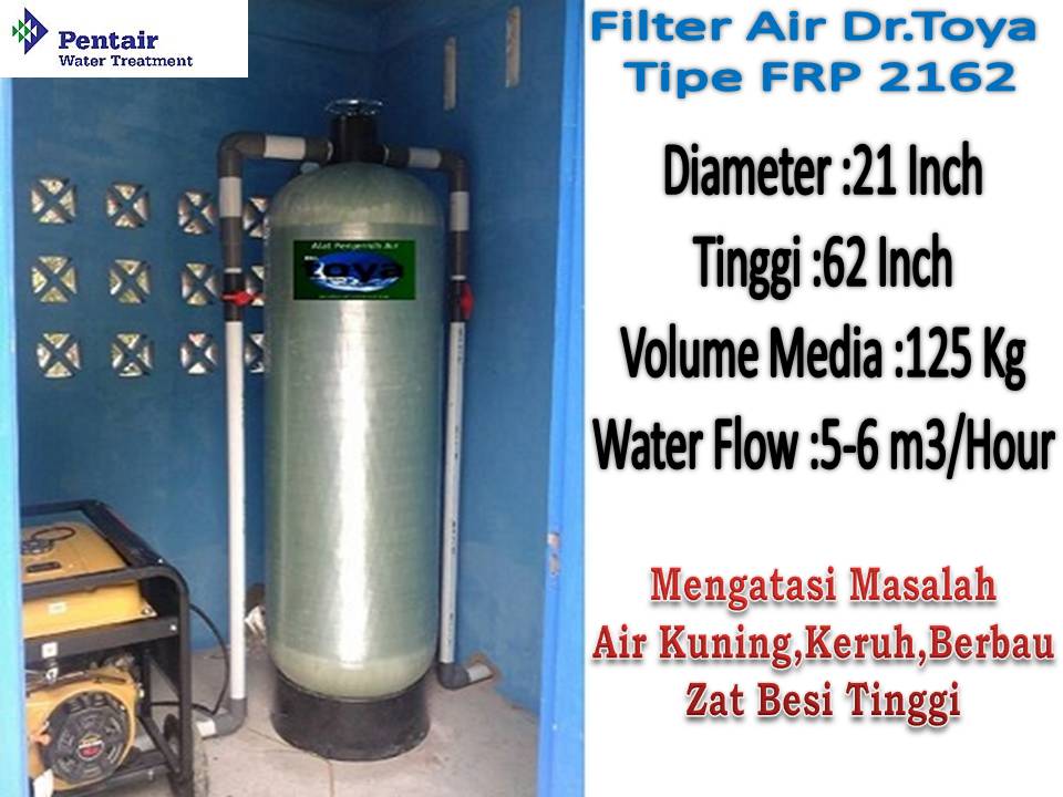 Pemasangan Filter Air FRP Tank 2162 Di Jambi Dr. Toya Water Purifier