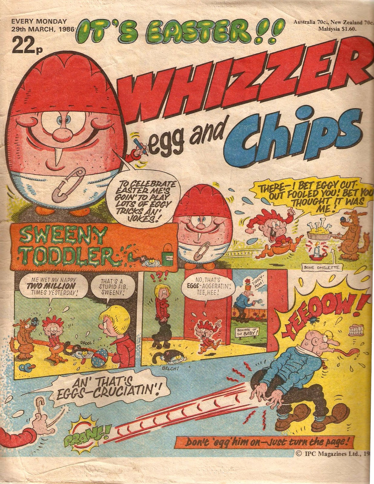 Wacky Comics! A Happy Easter with Whizzer and Chips (1986)