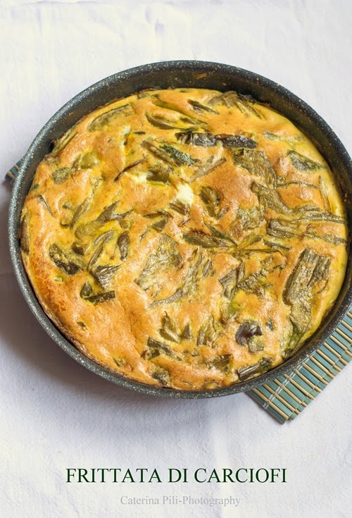Frittata di carciofi light cotta in forno Frittata di carciofi light cotta in forno