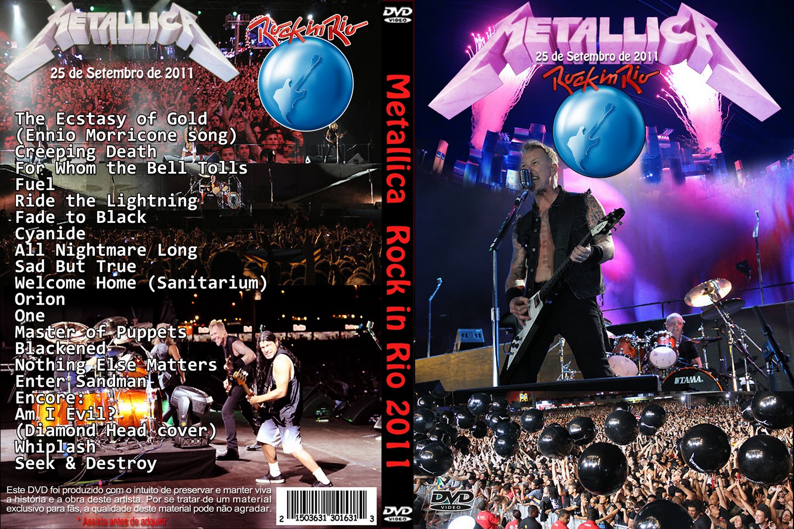Metallica - Rock In Rio 2011 Full Show - HD 720P - YouTube