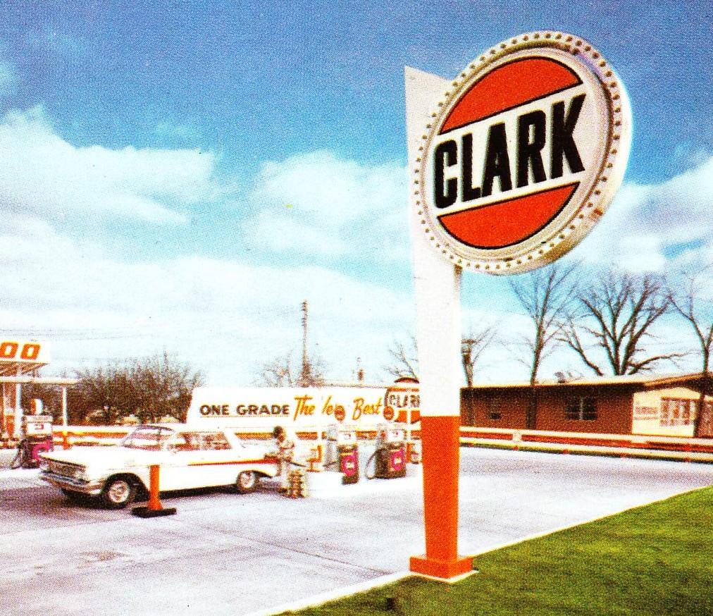 Daniel S Bridger's Trucking Blog Golden Age of Clark Gas Stations