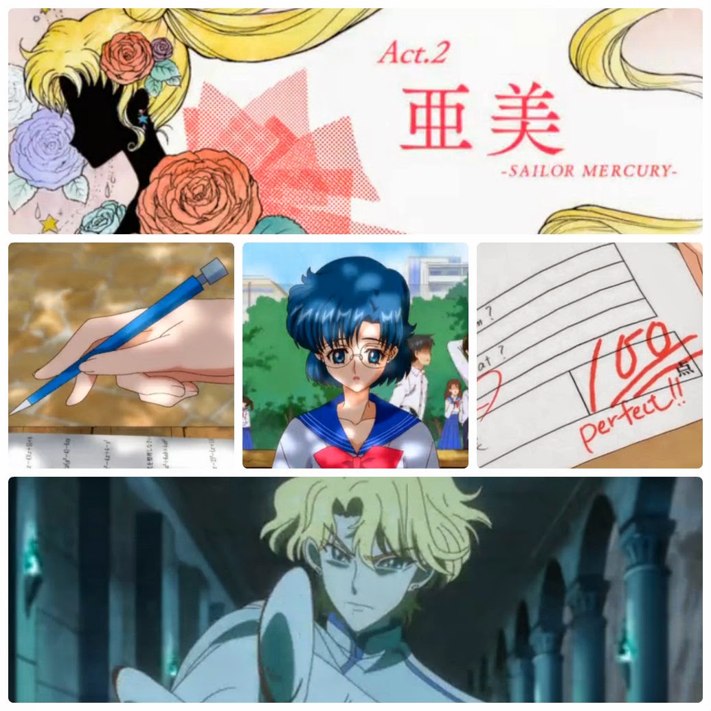 アニメの扉 美少女戦士セーラームーンcrystal Act 2 亜美 Sailor Mercury 感想 天才少女セーラーマーキュリー登場 亜美ちゃんカワエェ