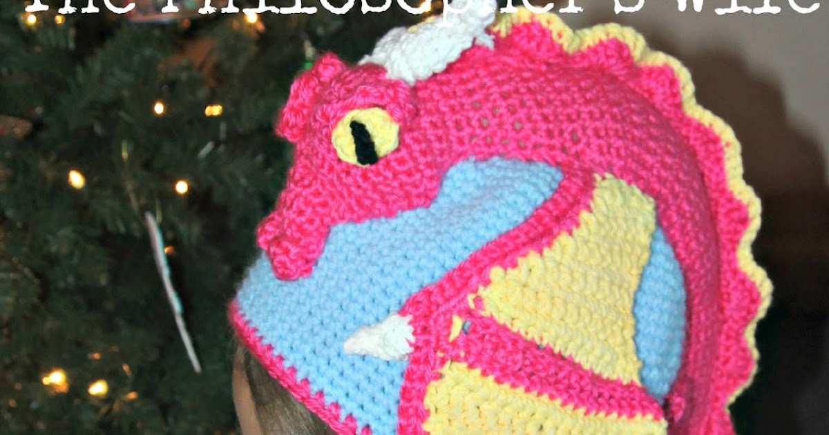 The Philosopher's Wife Crochet Dragon Hat