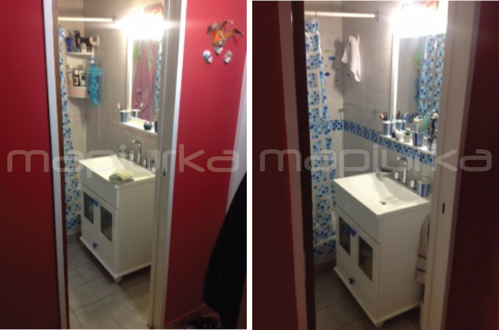 Mapiurka - Adhesivos Decorativos BA: Antes y después de un baño