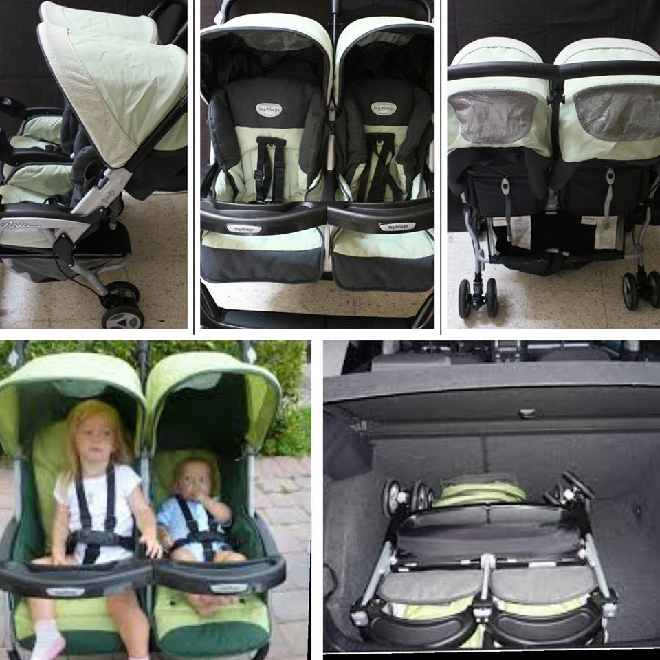 aria twin stroller