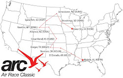 Air Race Classic 2011 Route