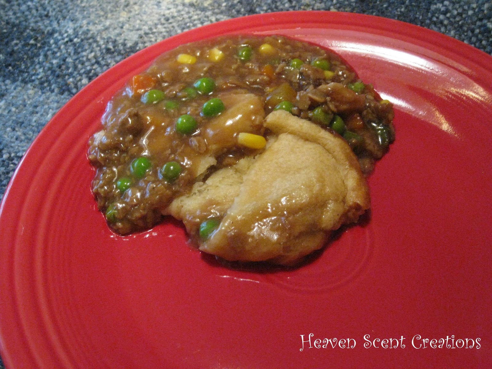 Heaven Scent Creations Ground Beef Pot Pie