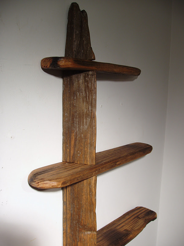 driftedge woodworking Driftwood Shelves 2 in Pacific Red Cedar and