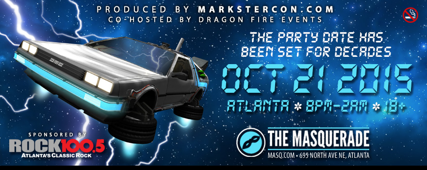 Atlanta BACK TO THE FUTURE Party on 10.21.2015