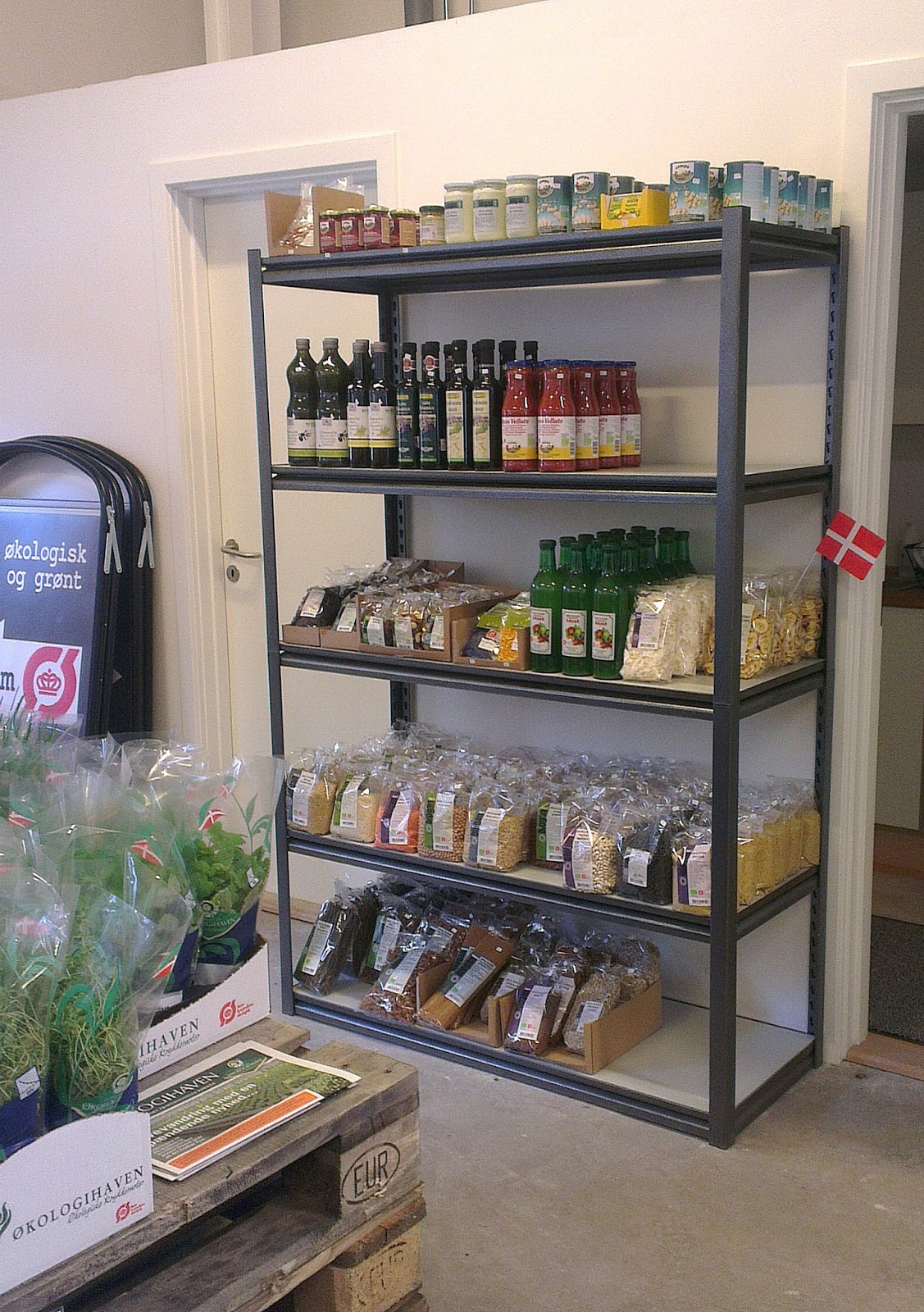 Klidmoster.dk: Ãkolageret ny økobutik i Ã
rhus... Abc reol