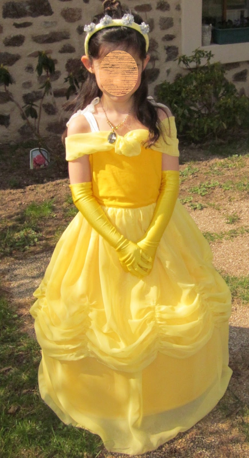 la petite maison de Sylvie: les photos du déguisement de Belle (et la Bête)