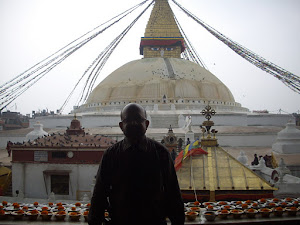 At Boudhanath Stupa in Kathmandu.(Sunday 13-11-2011).