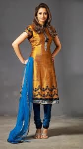 kanchipuram silk salwar suits
