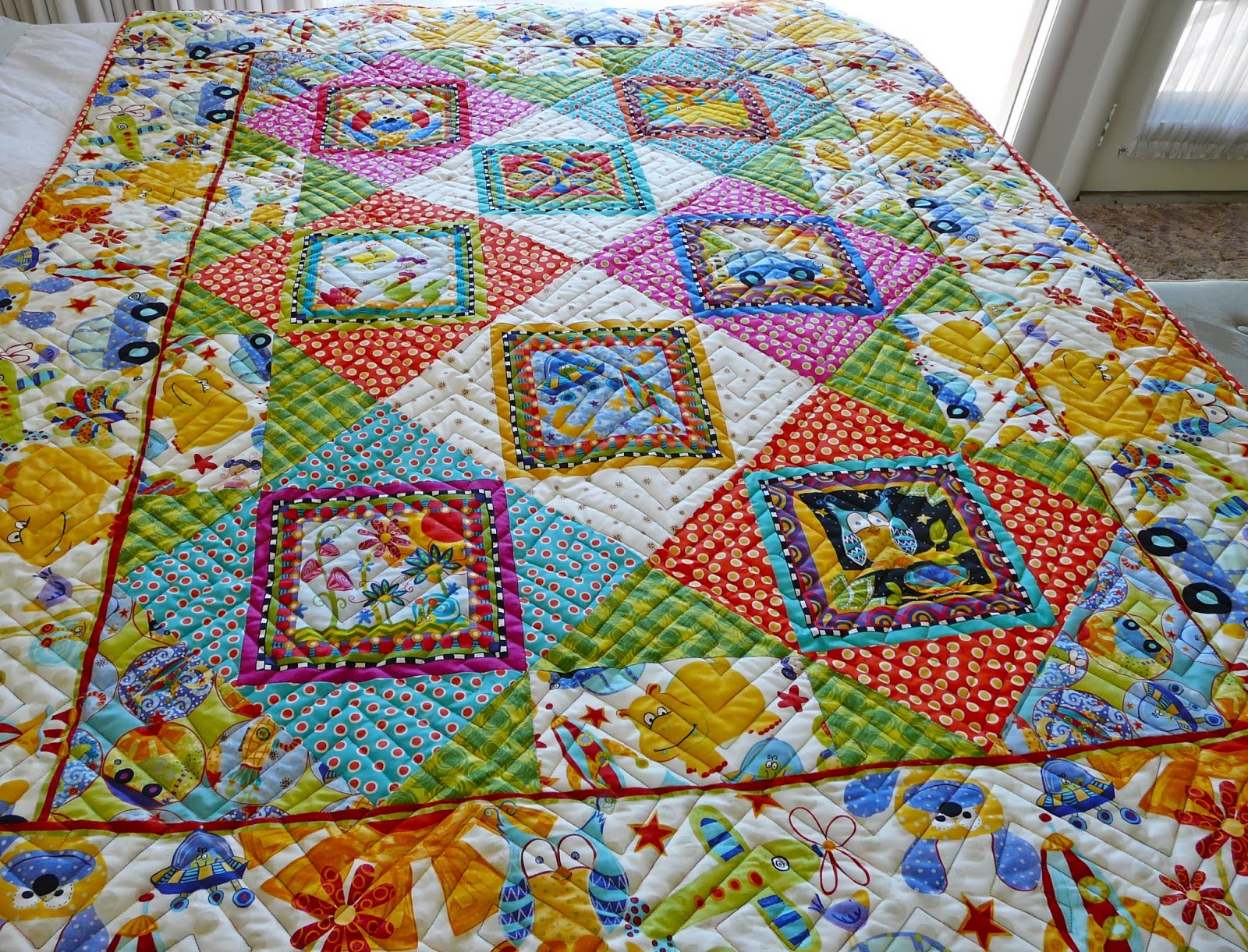 Timber Hill Threads Childs QuiltExtraordinary Colors