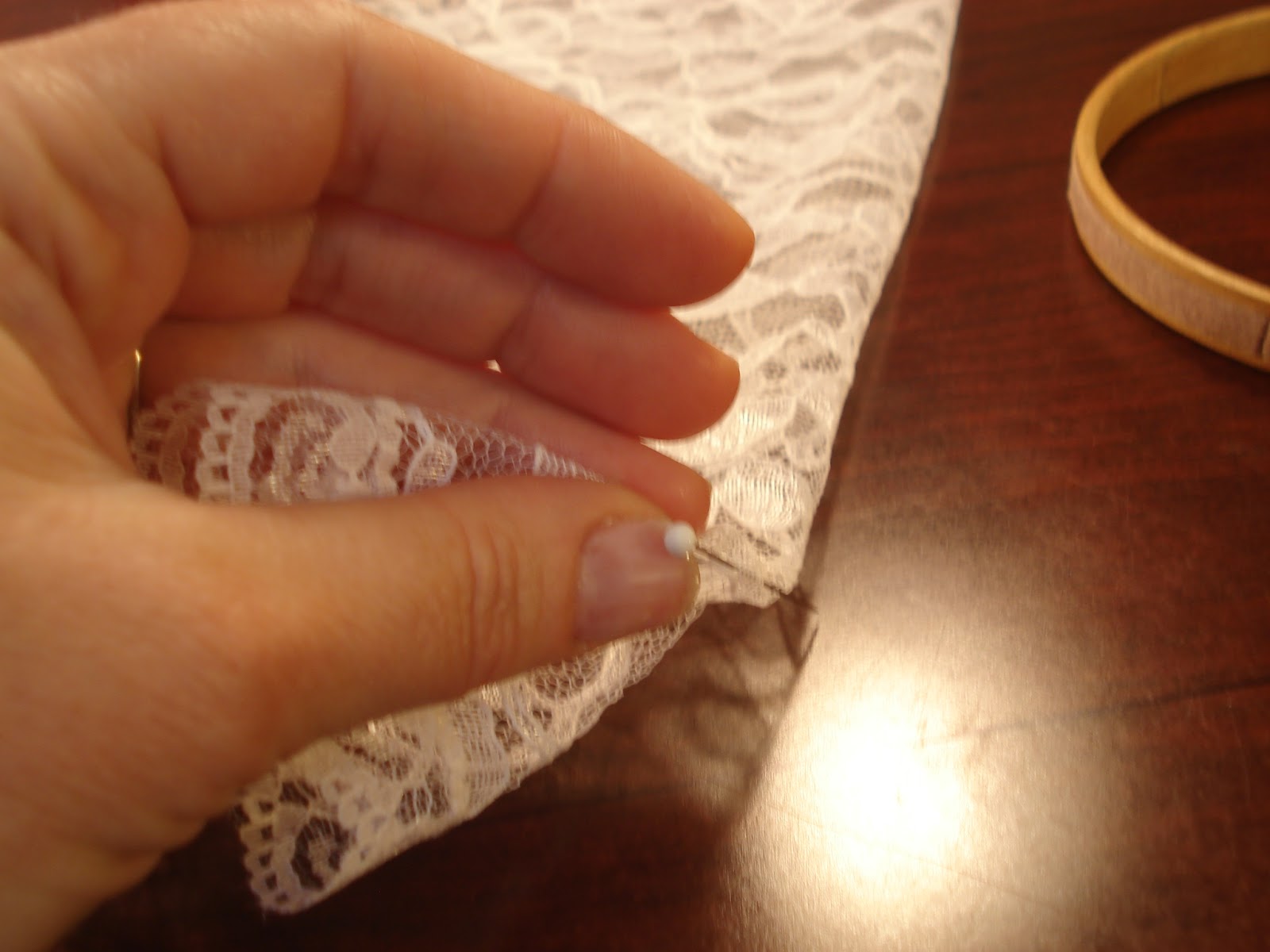 Veil Nation How to Sew a Comb or clip into Your Veil.