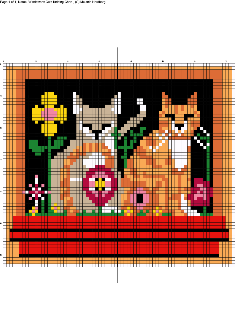 Cat Knitting Chart