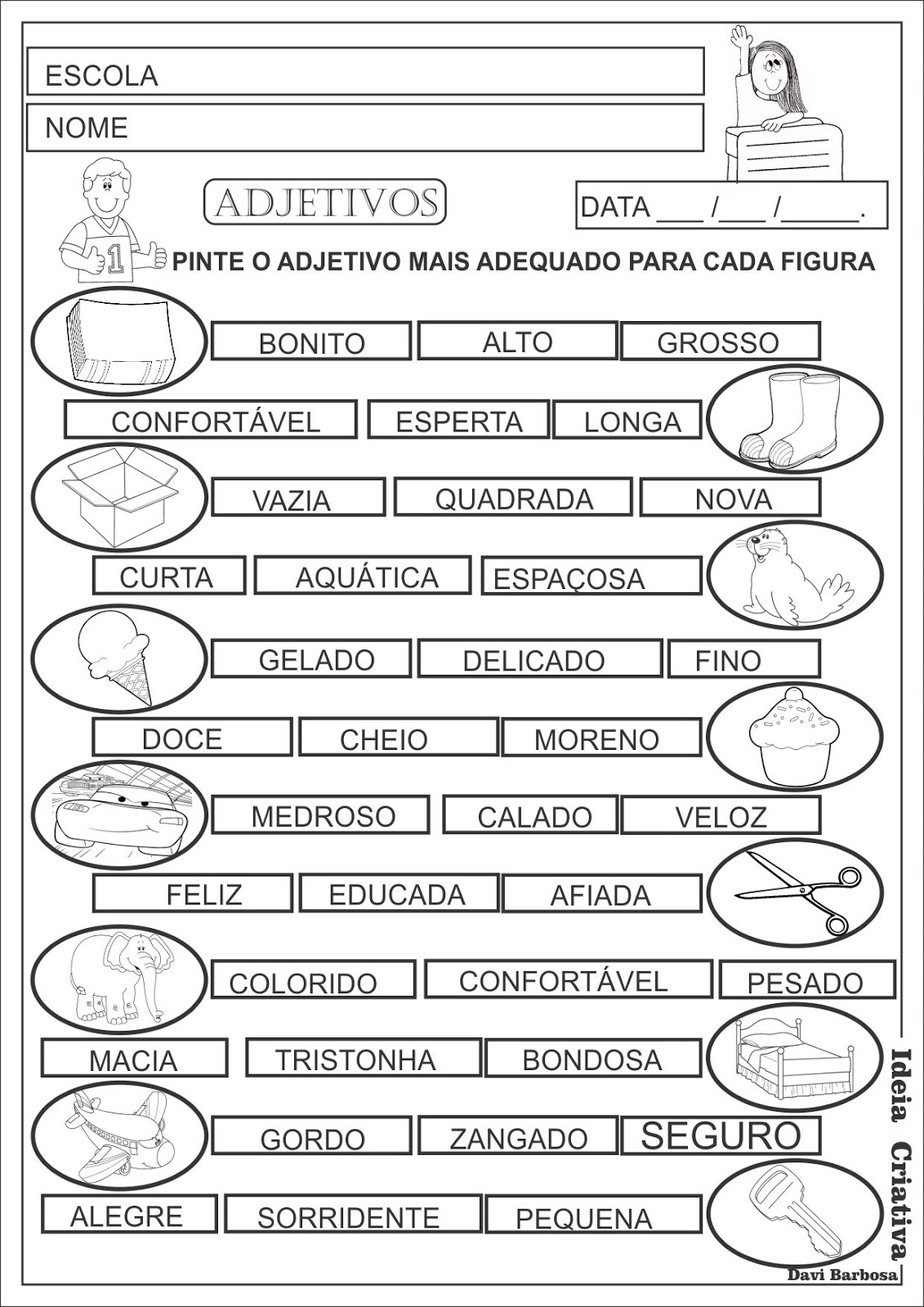 Marcadores: Atividade Língua Portuguesa 4º Ano Marcadores: Atividade Língua Portuguesa 4º Ano