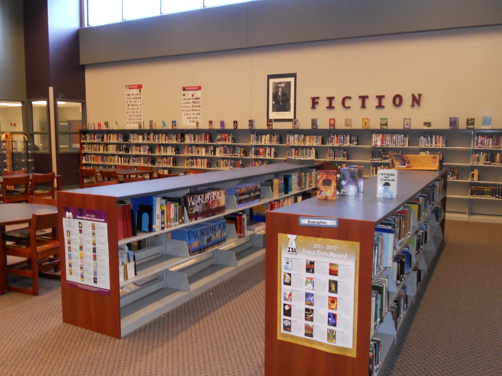 DCG Middle School Library New Arrangement