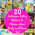 20 Delicious Detox Waters to Cleanse Your Body and Burn Fat