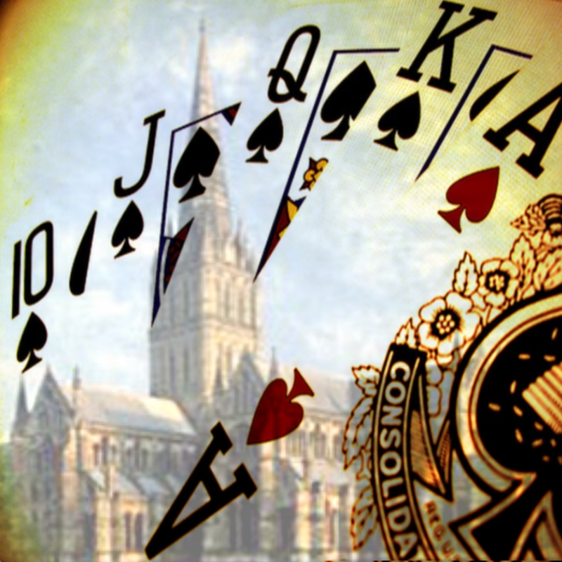 With God All things are possible Playing Cards in Church