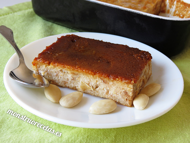 Pudin De Pan Con Manzana
