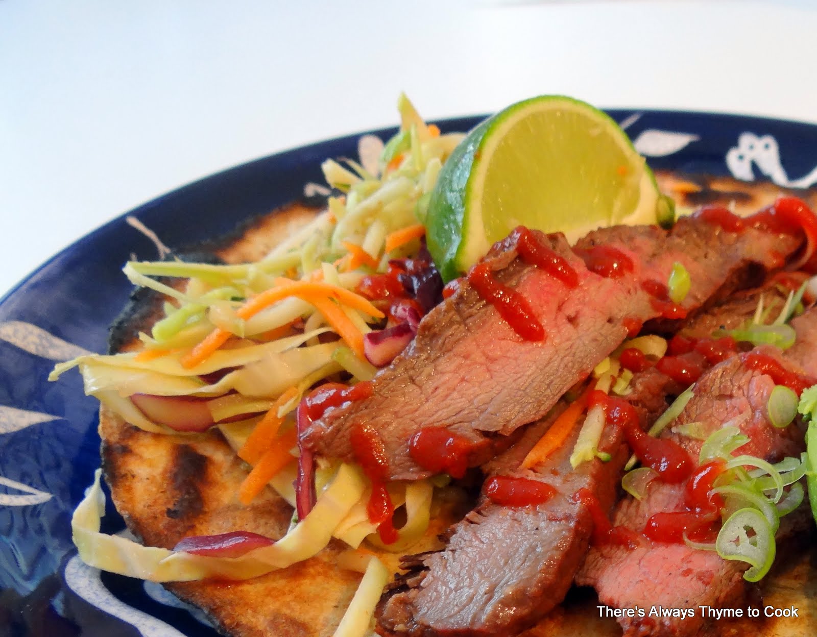 There's always thyme to cook... KoreanStyle Steak Taco's