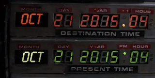 Back To The Future real date, screengrab from YouTube