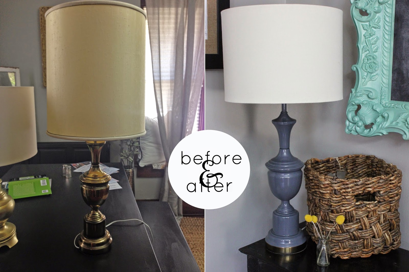 Katie in Kansas DIY Spray Paint Lamp