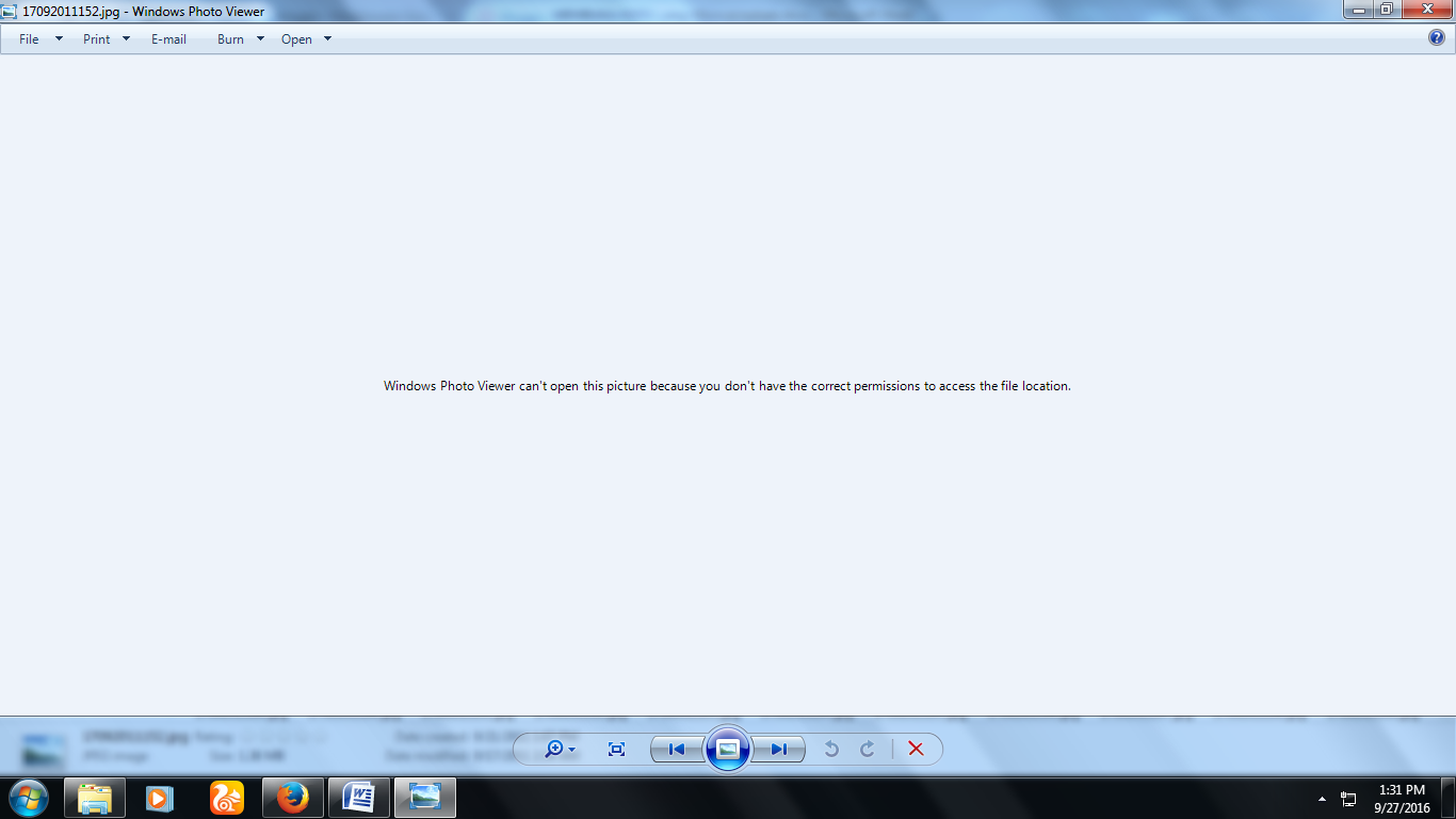 Windows photo viewer can t open Windows photo viewer can t open