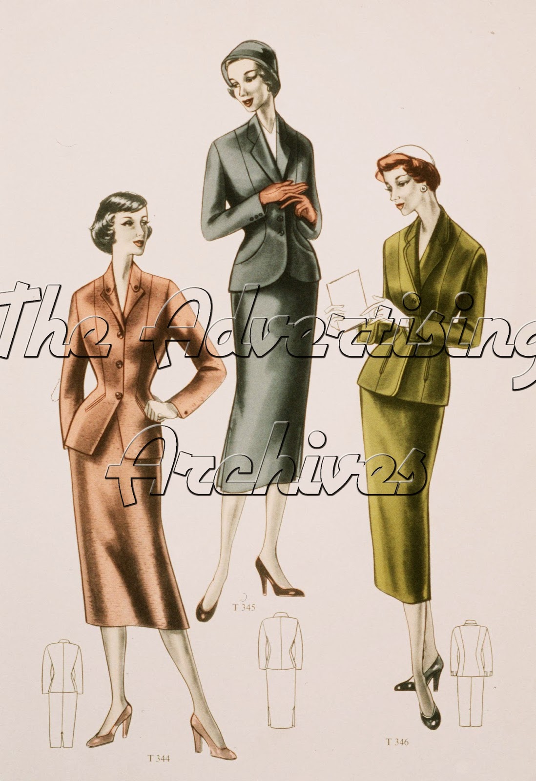 The Advertising Archives: Fashion from the 1950s!