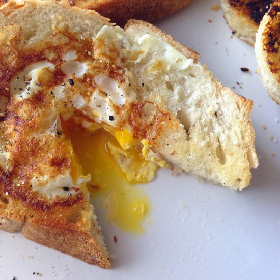 Food Pusher Egg in a (Sourdough) Basket