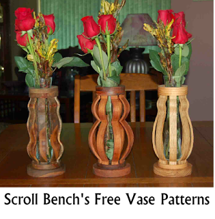Scroll Bench Scroll Saw Vases