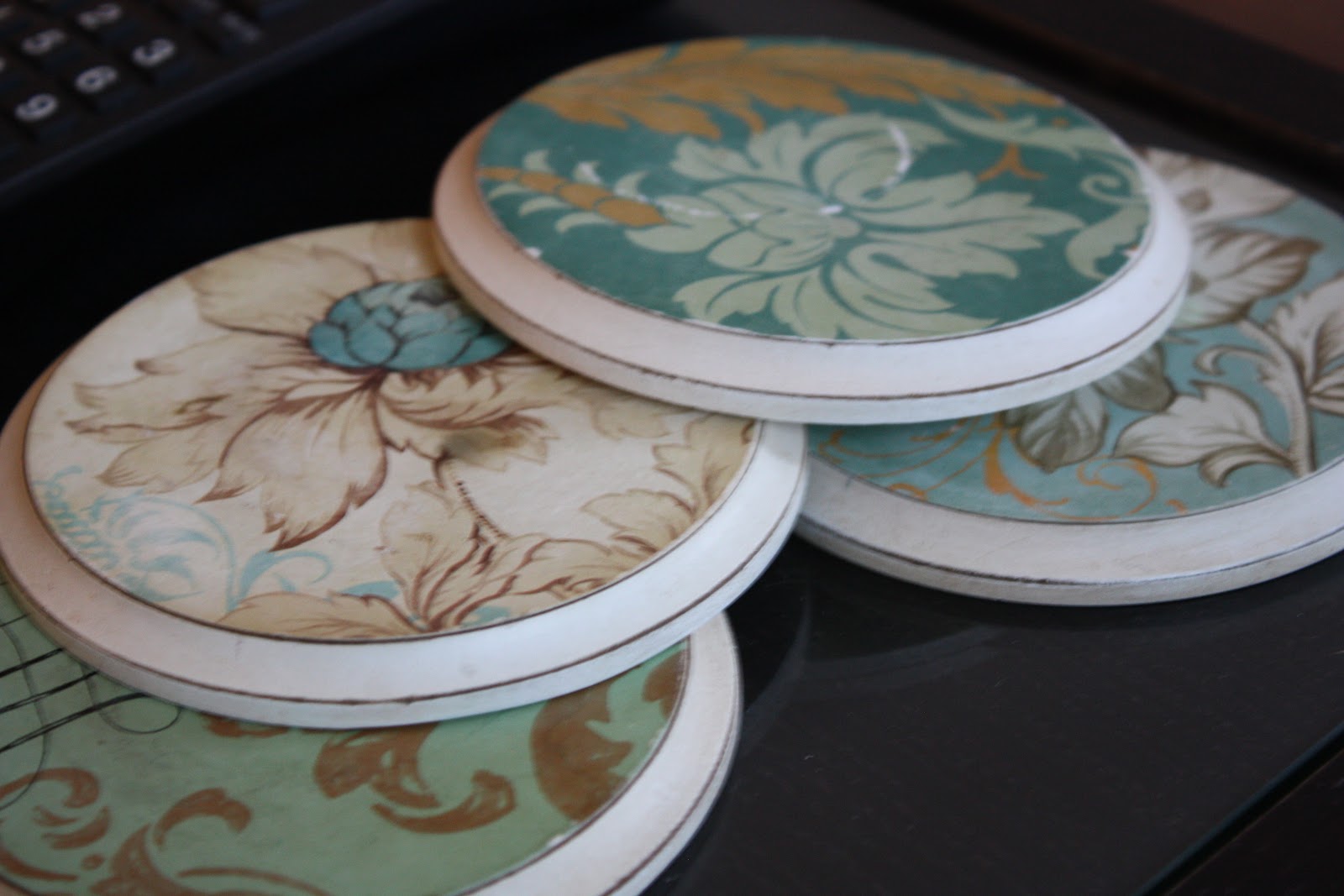 A Simple Kind of Life How To DIY Fabric Coasters