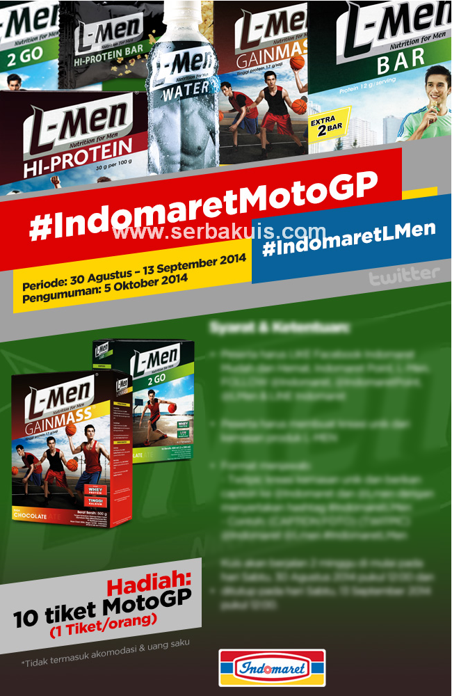 Kontes Kreasi Kemasan Produk L-Men Berhadiah 10 Tiket MotoGP